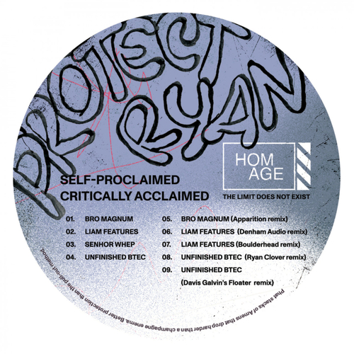 Protect Ryan - Self-proclaimed Critically Acclaimed [HOMAGE017]
